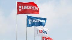 Flags fly at the US Open